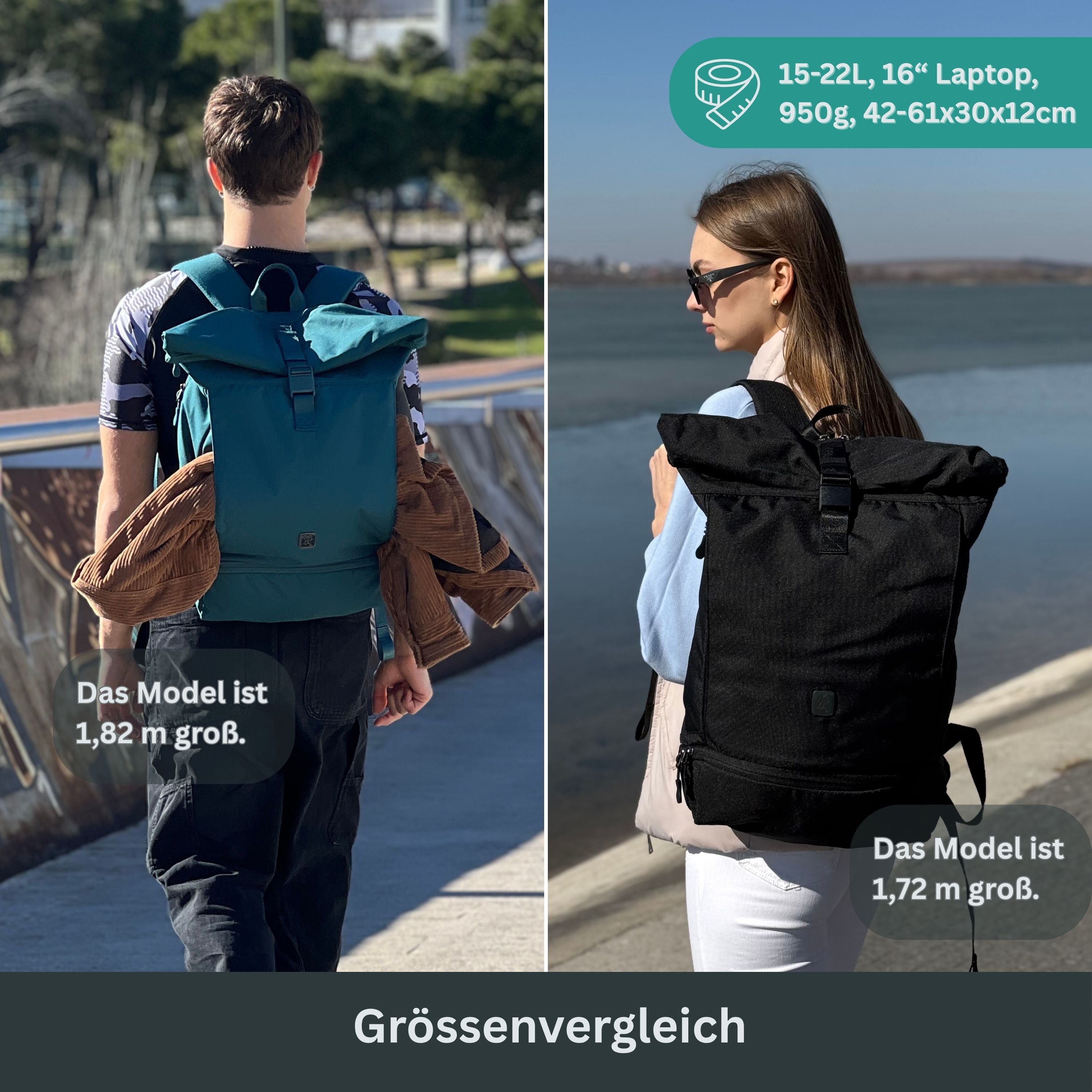 EDDIE - Rolltop Rucksack