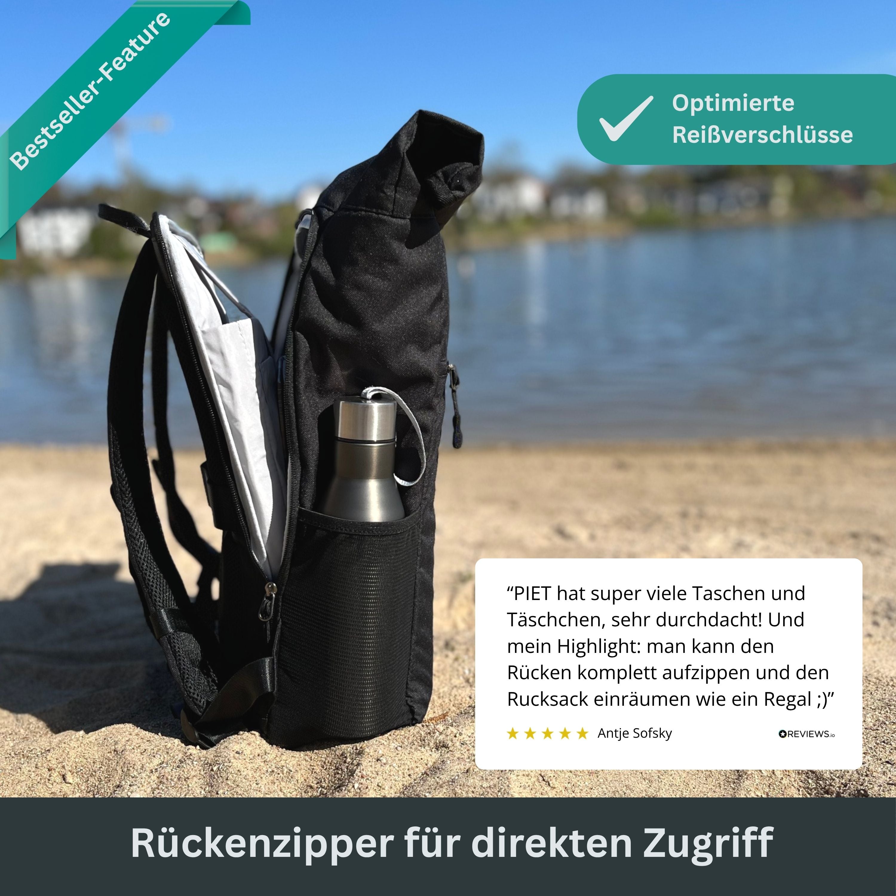 PIET - Rolltop Rucksack