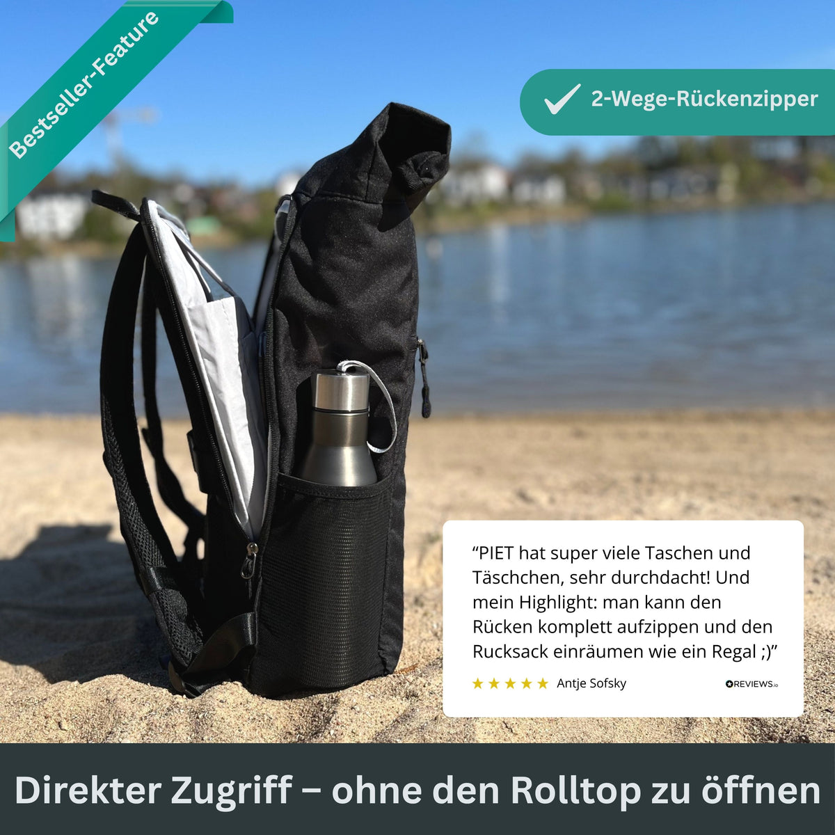 PIET - Rolltop Rucksack