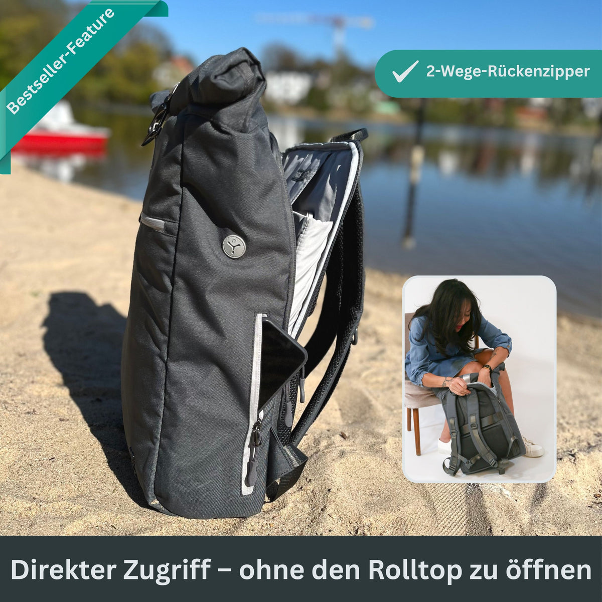 PIET - Rolltop Rucksack