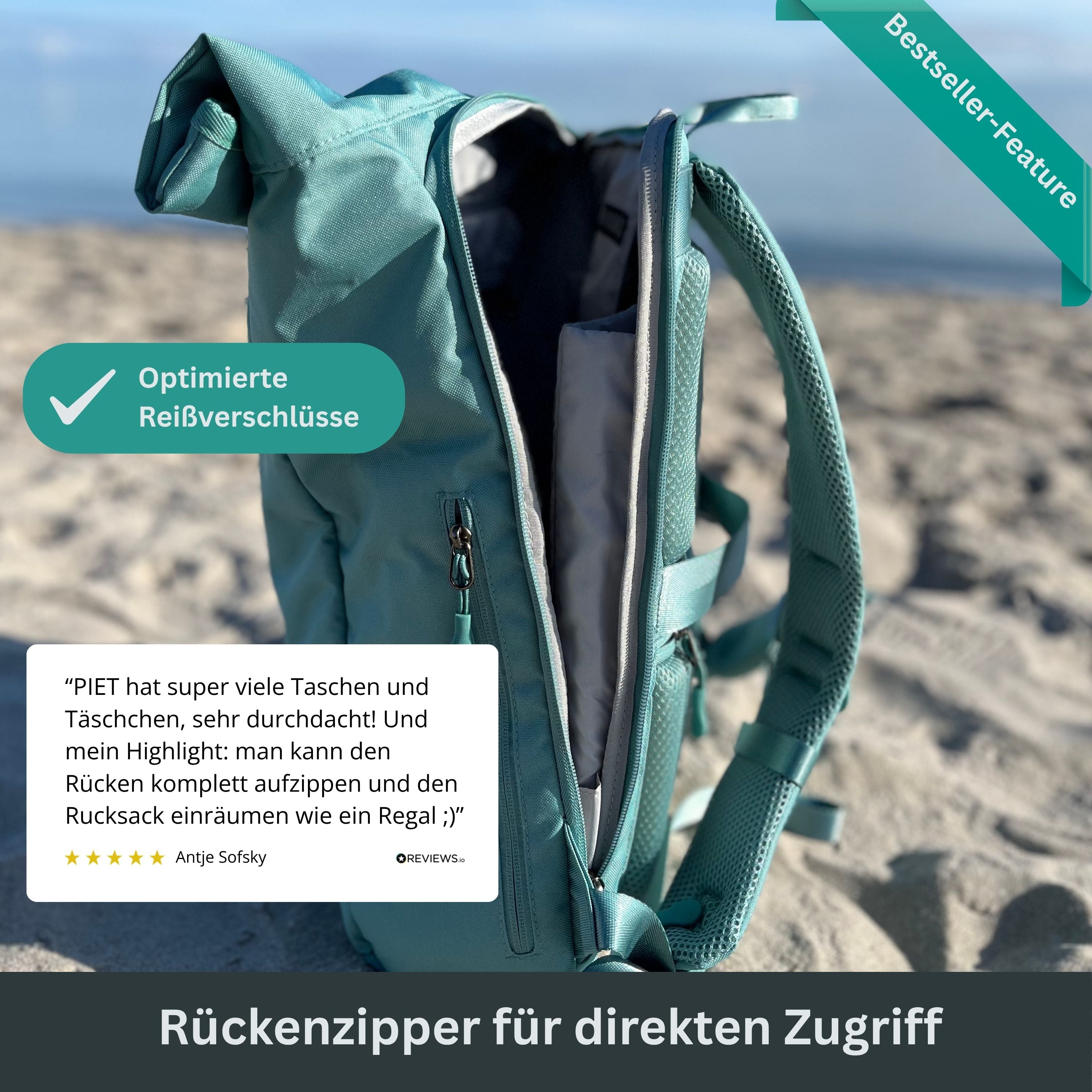 PIET - Rolltop Rucksack