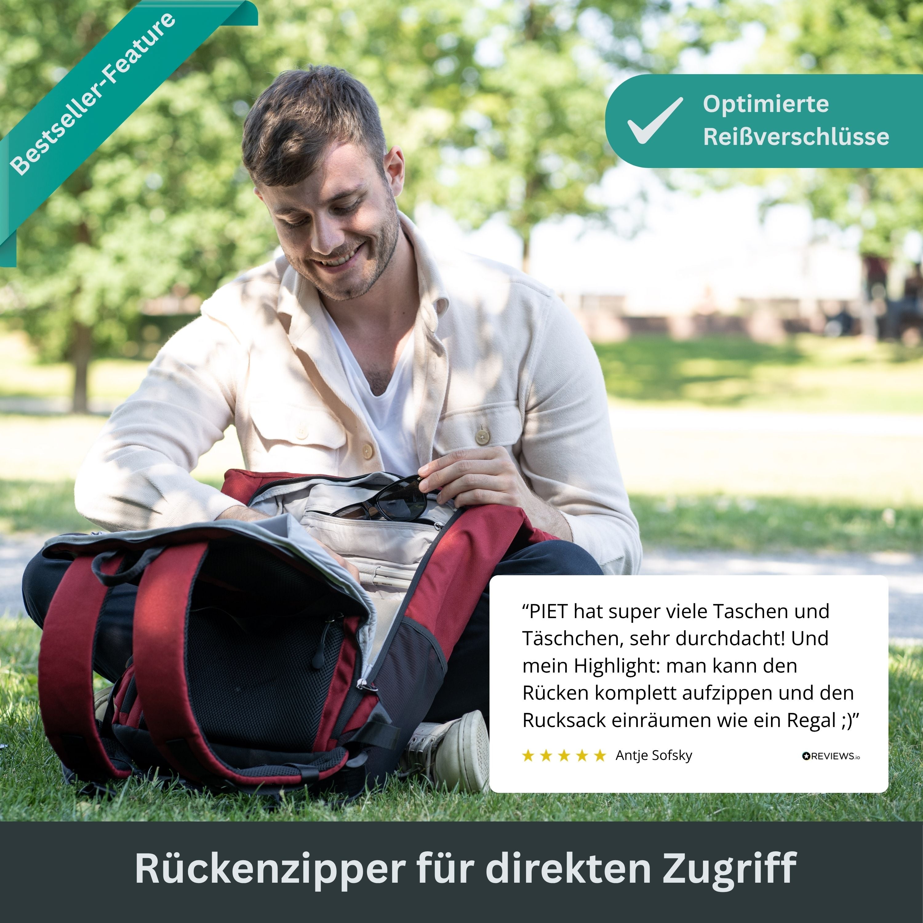 PIET - Rolltop Rucksack