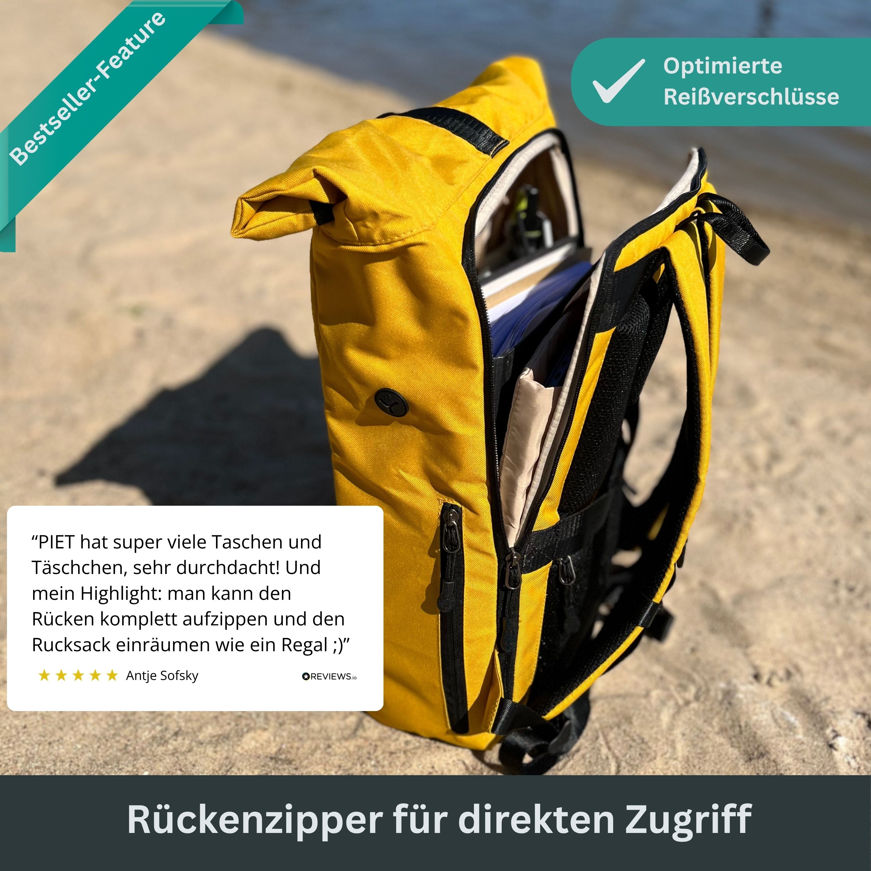 PIET - Rolltop Rucksack