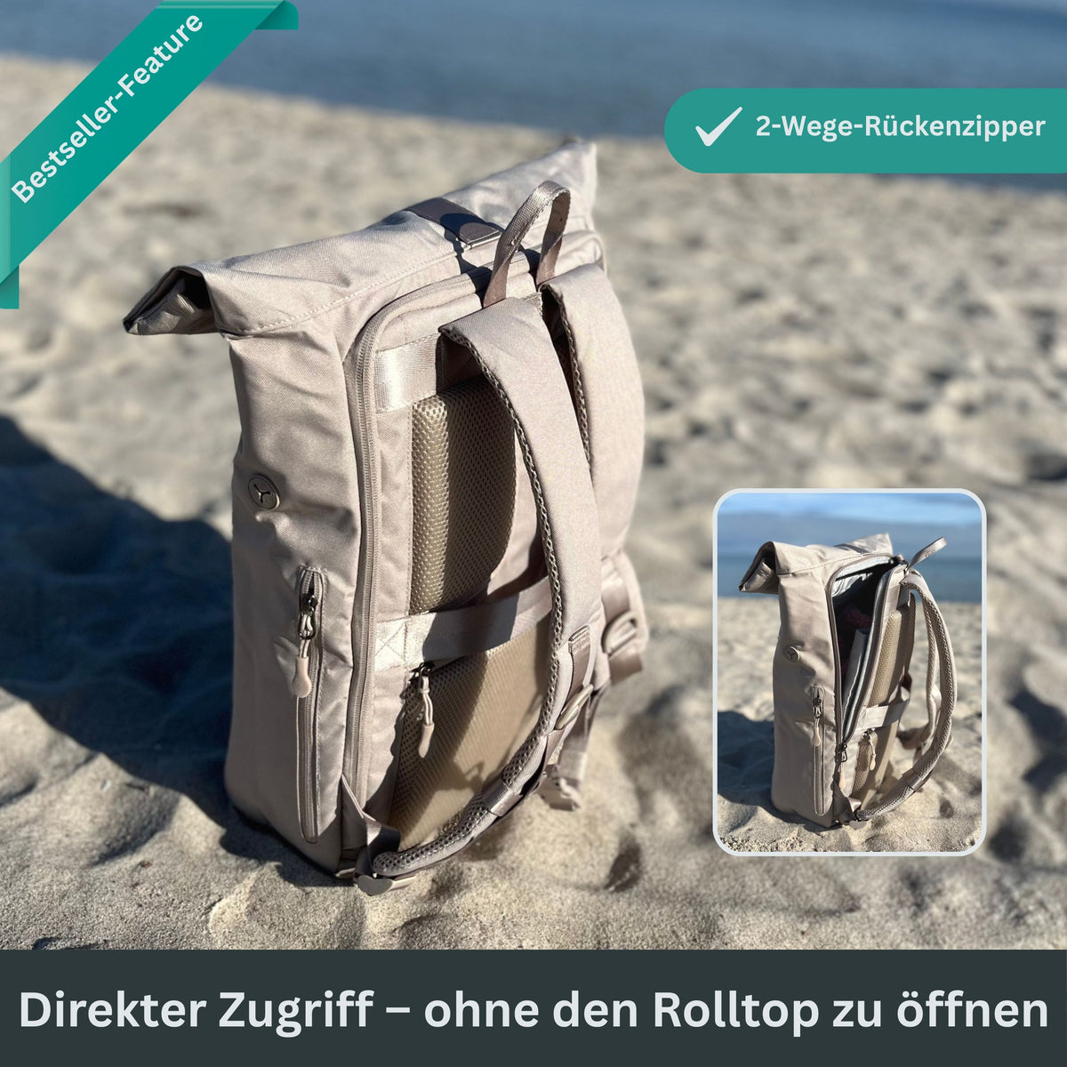PIET - Rolltop Rucksack
