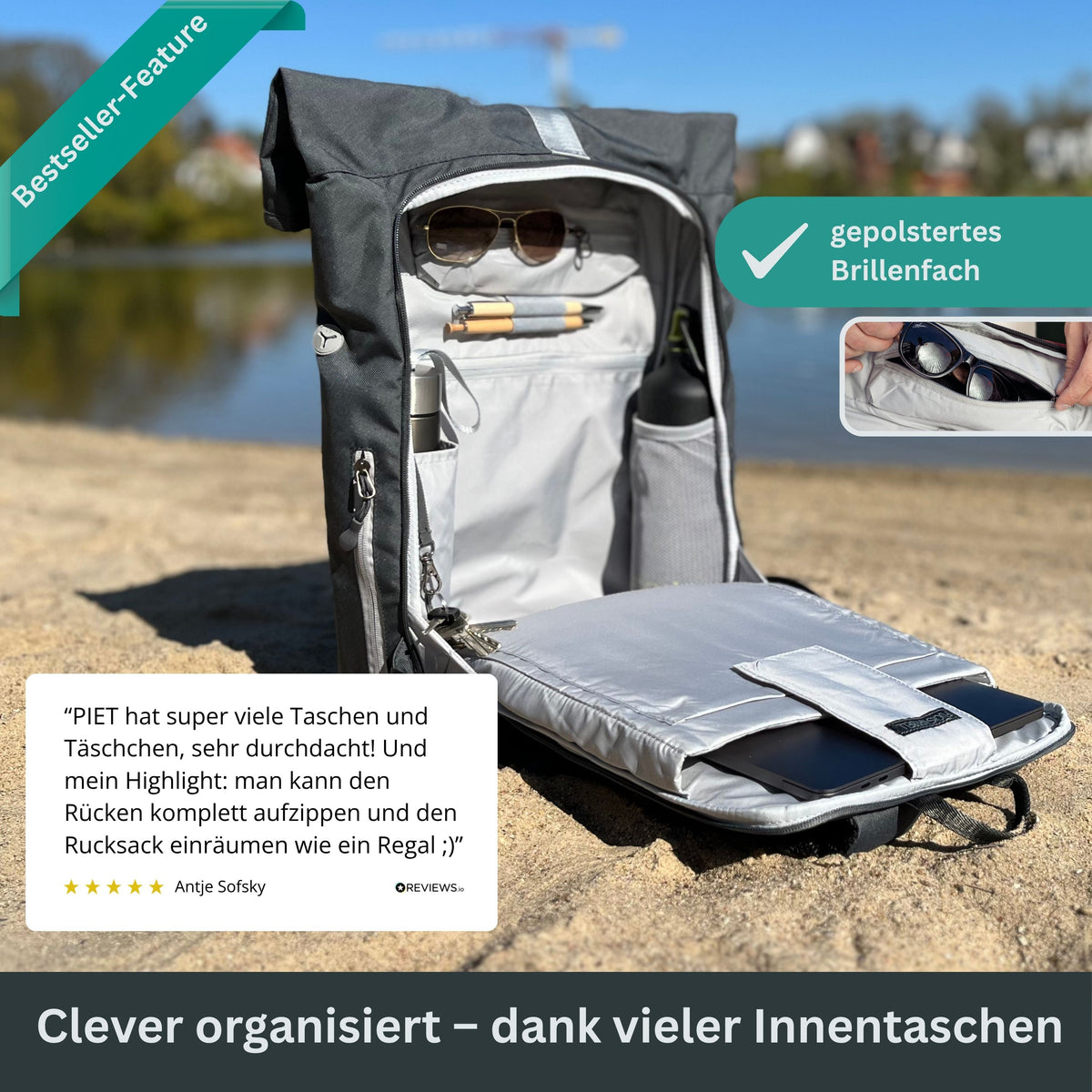 PIET - Rolltop Rucksack