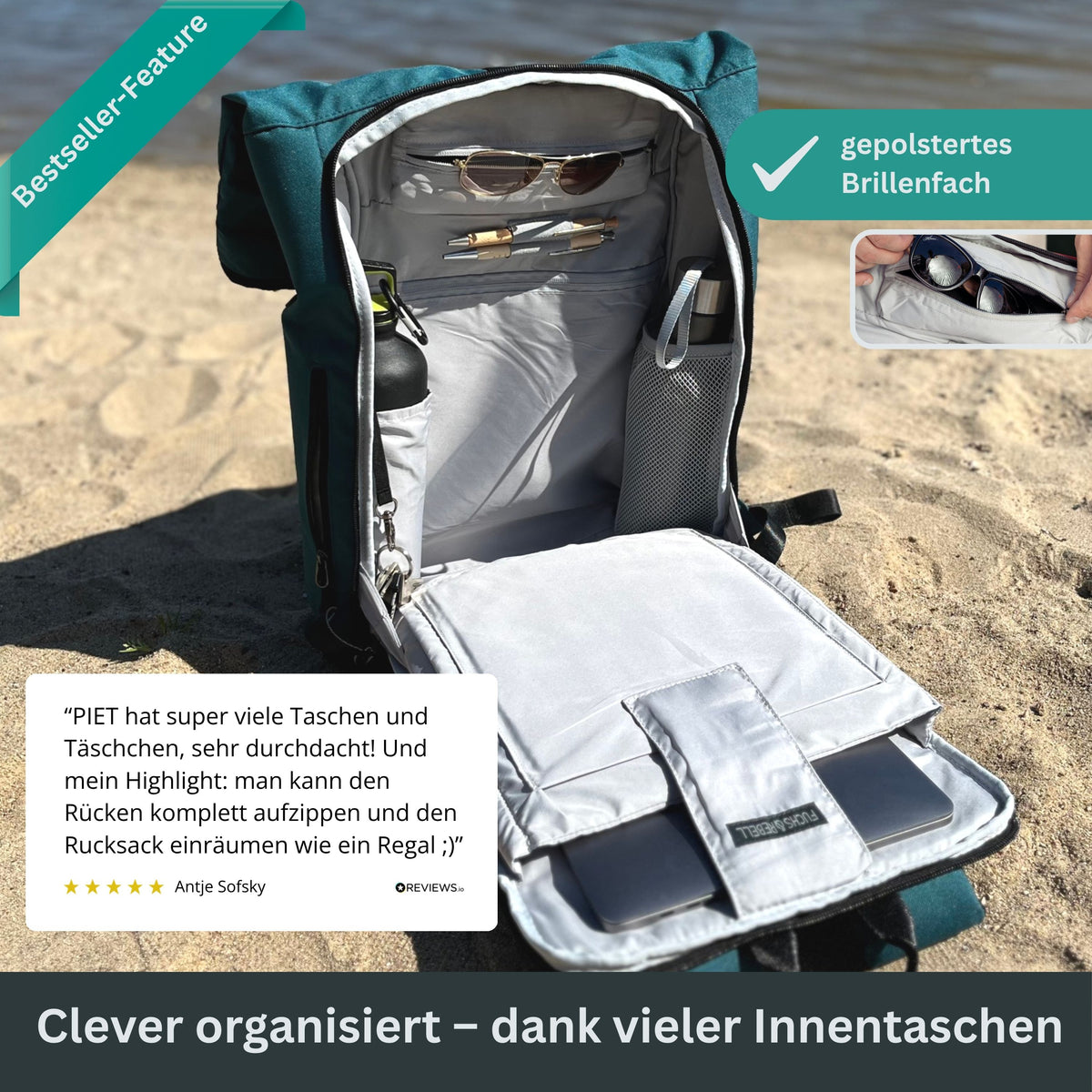 PIET - Rolltop Rucksack