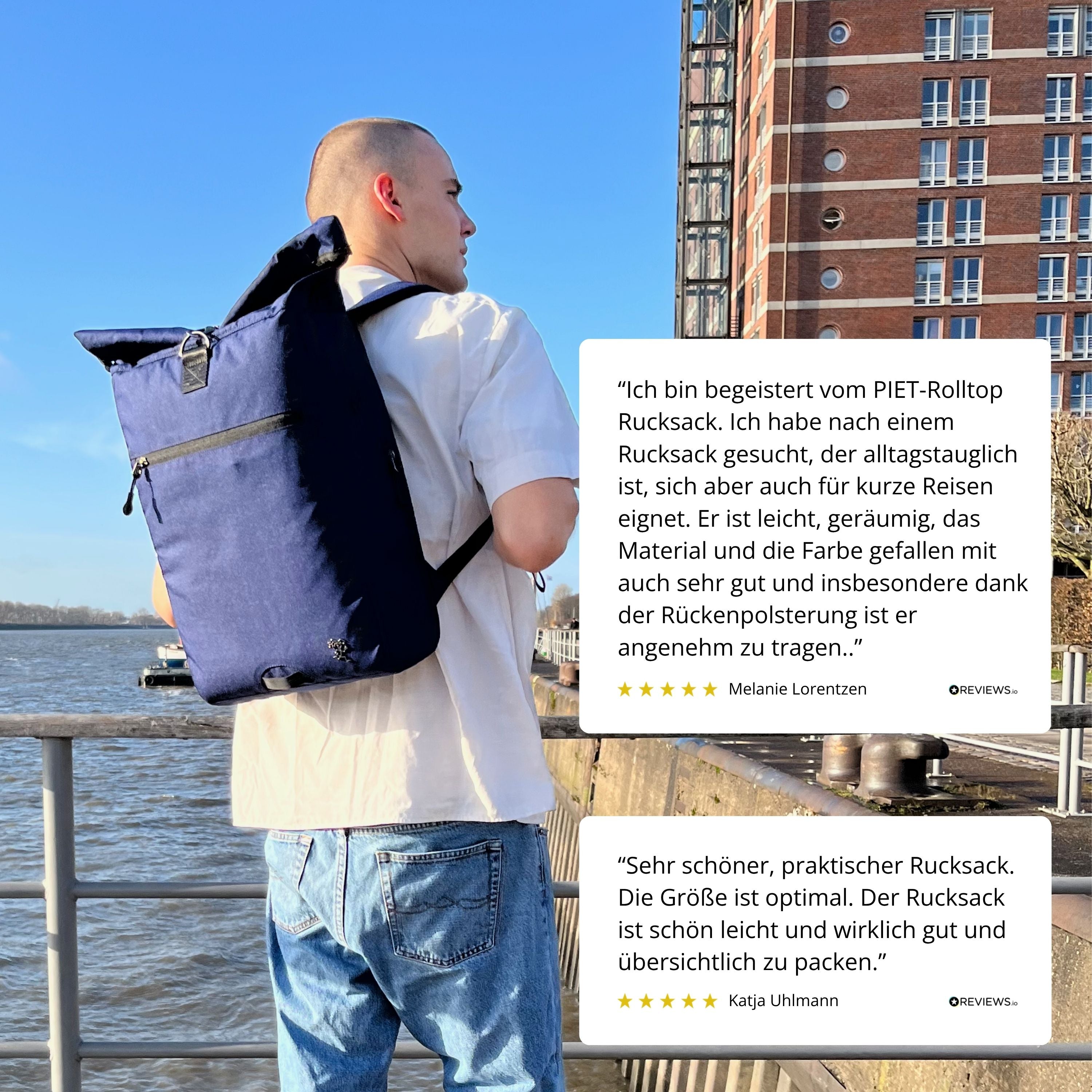 PIET - Rolltop Rucksack