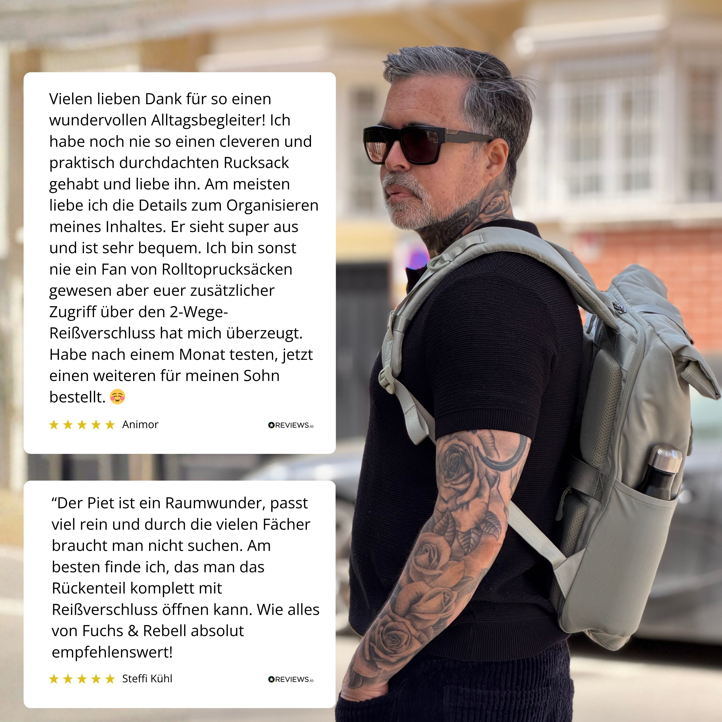 PIET - Rolltop Rucksack