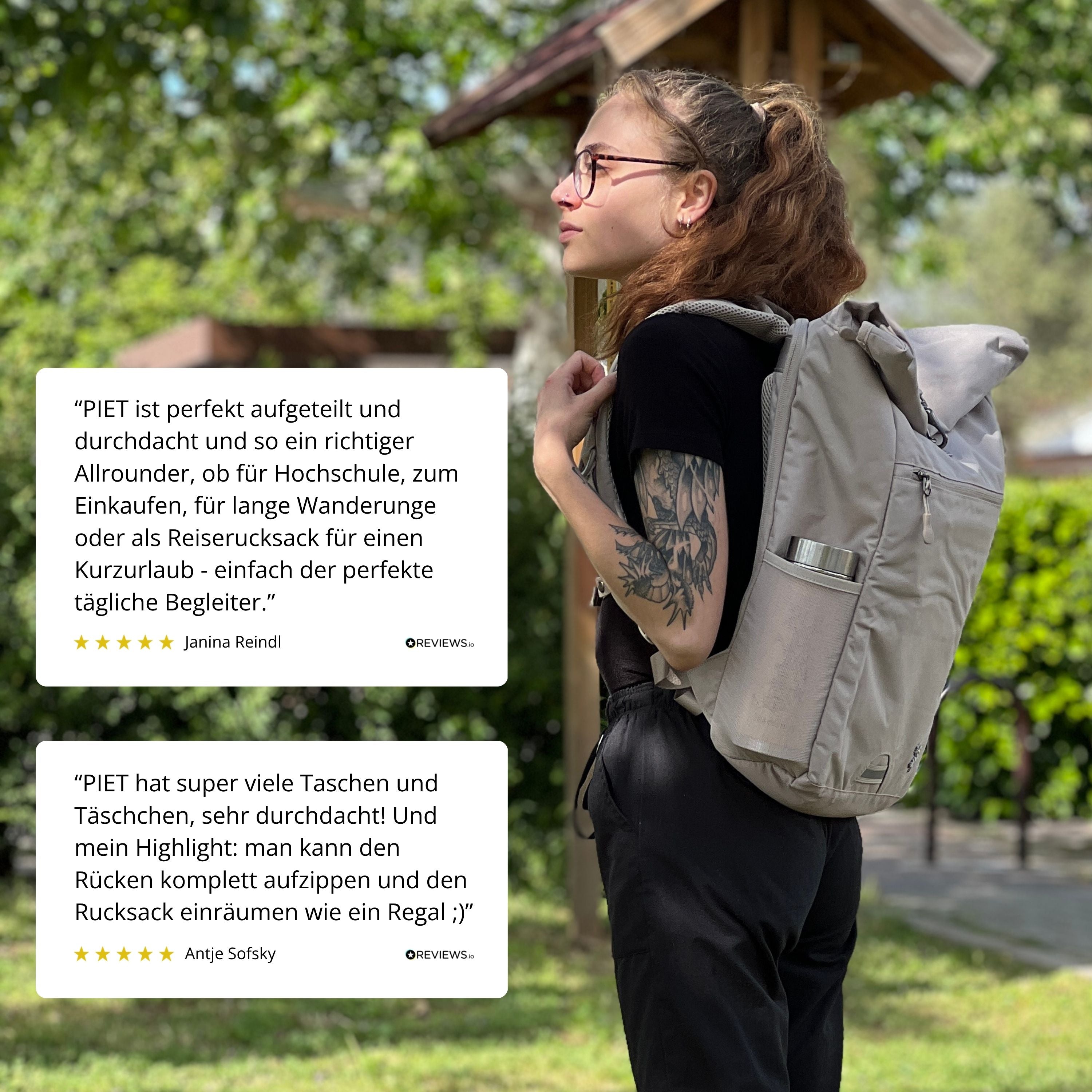 PIET - Rolltop Rucksack