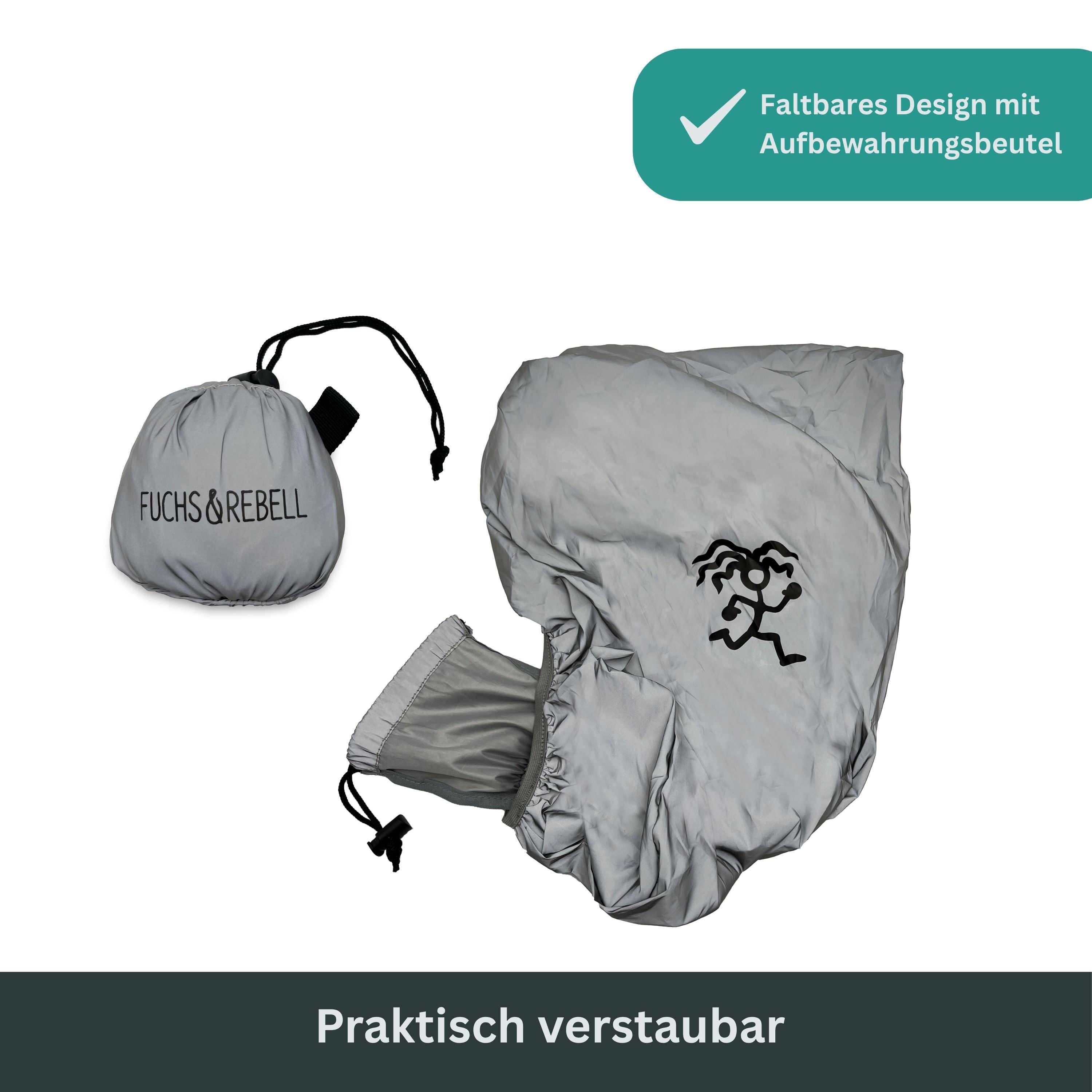 REGENSCHUTZ für Rucksäcke