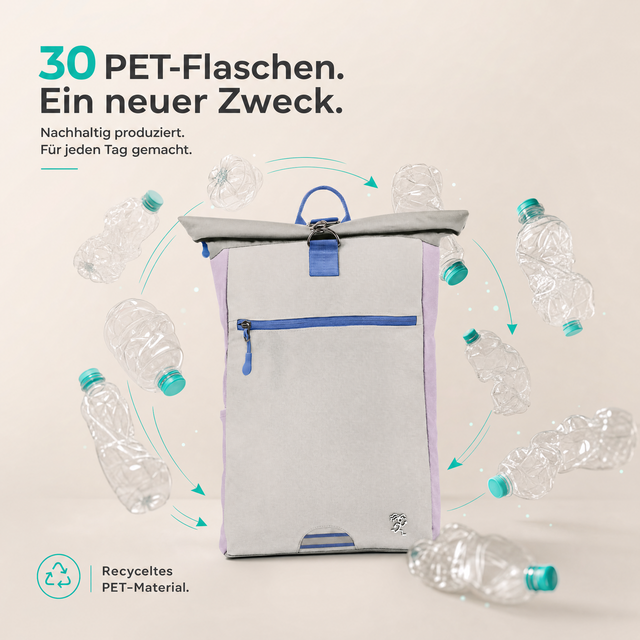 Aus 30 recycelten PET-Flaschen – nachrechenbar