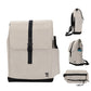 Rundumansicht des beige FUCHS und REBELL MATS Daypack Rucksacks mit speziellen Features