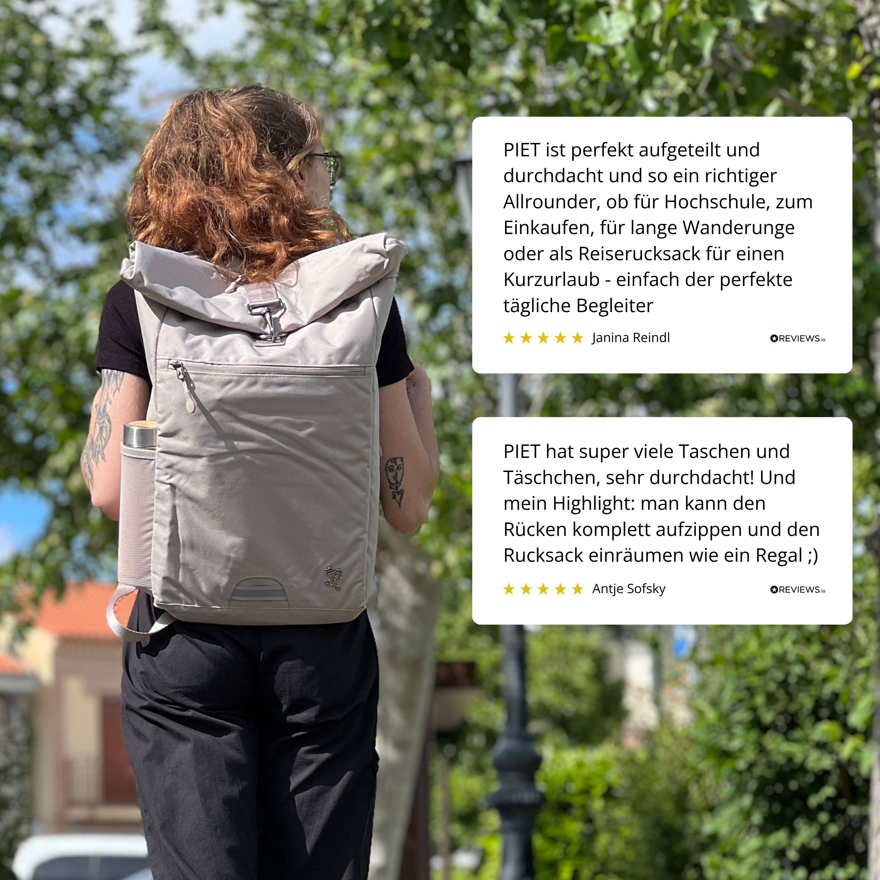 PIET - Rolltop Rucksack