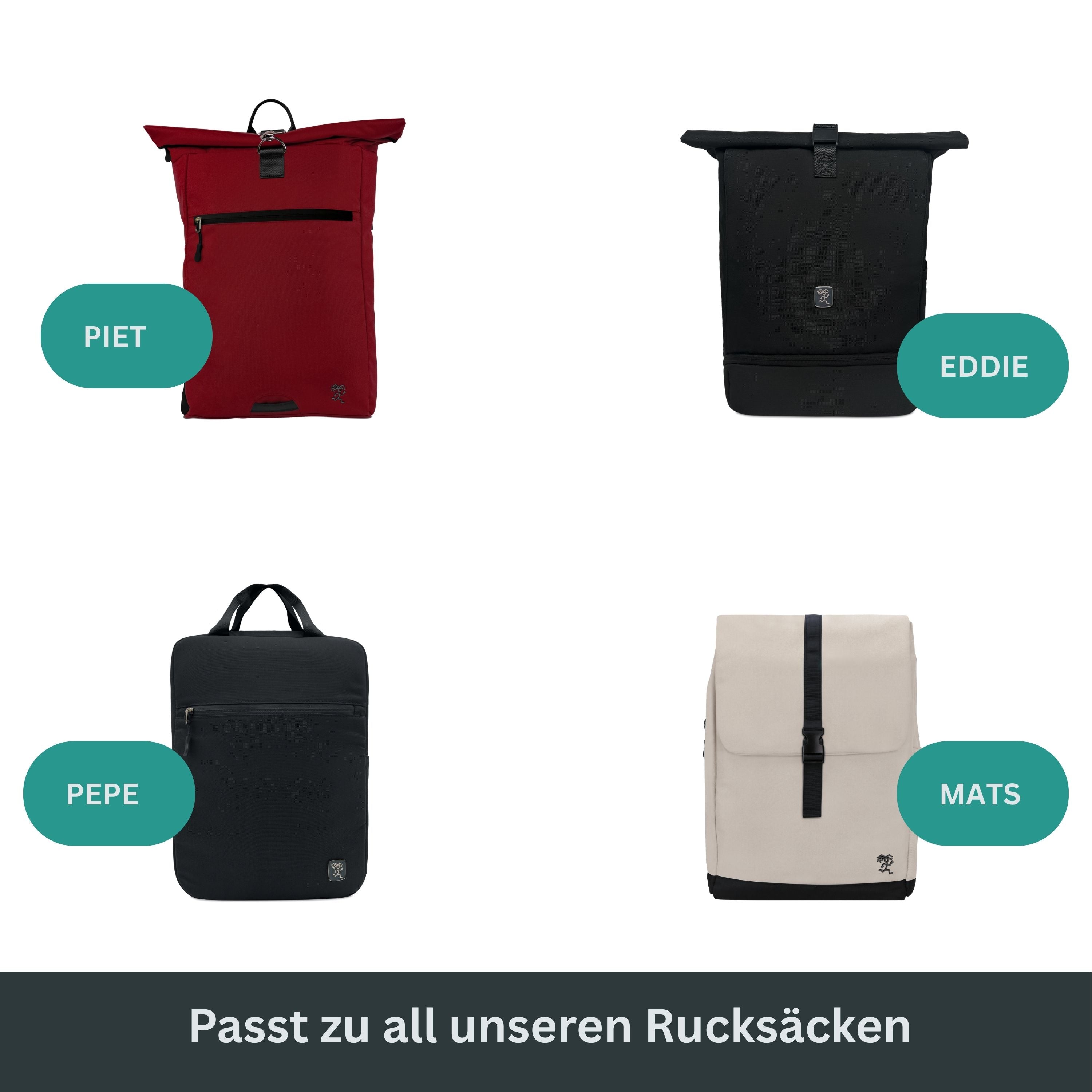 Brustgurt für Rucksack PIET, MATS, EDDIE & PEPE