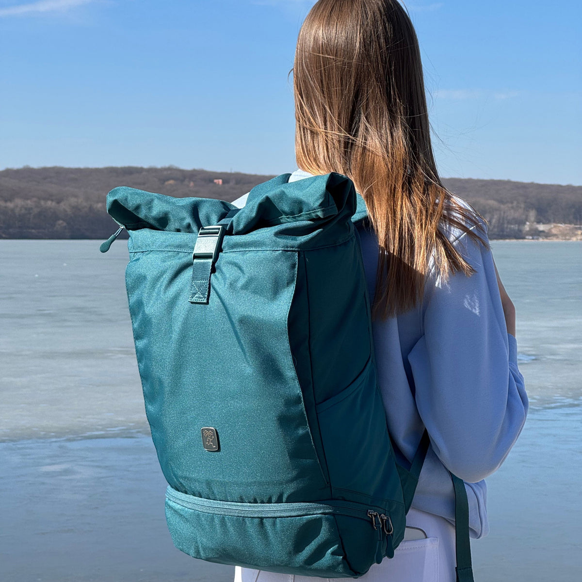 EDDIE - Rolltop Rucksack inkl. Regenschutz