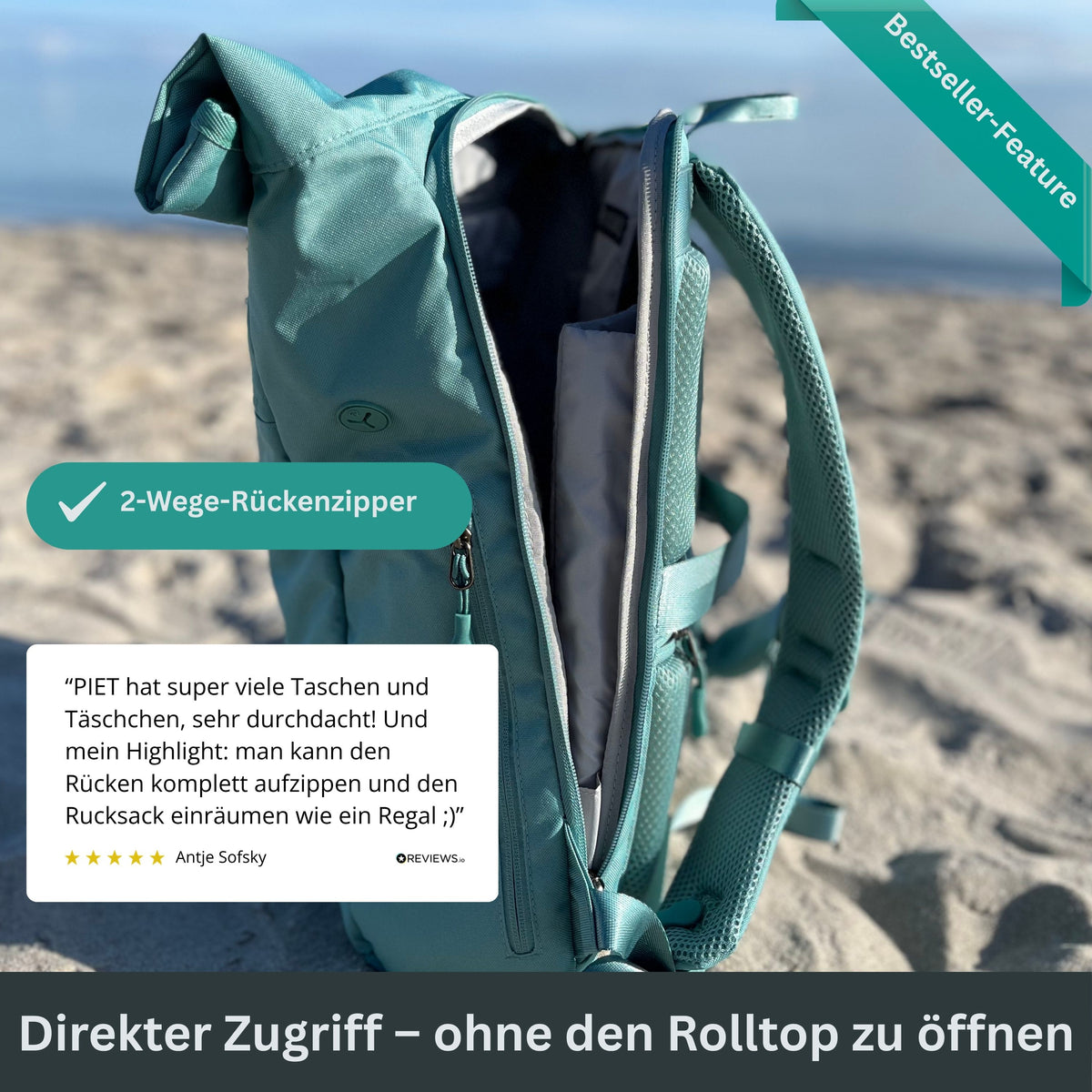 PIET - Rolltop Rucksack