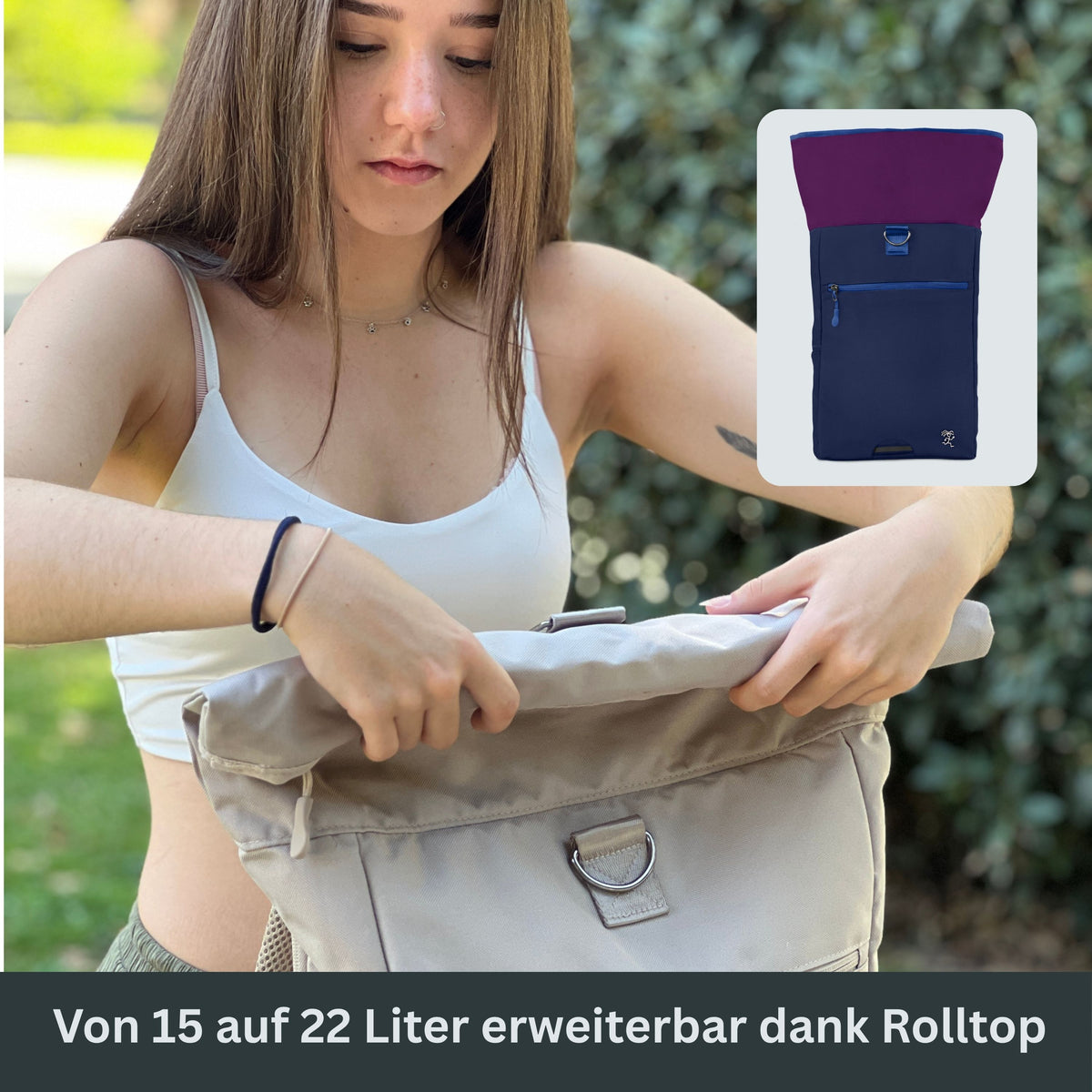 PIET - Rolltop Rucksack