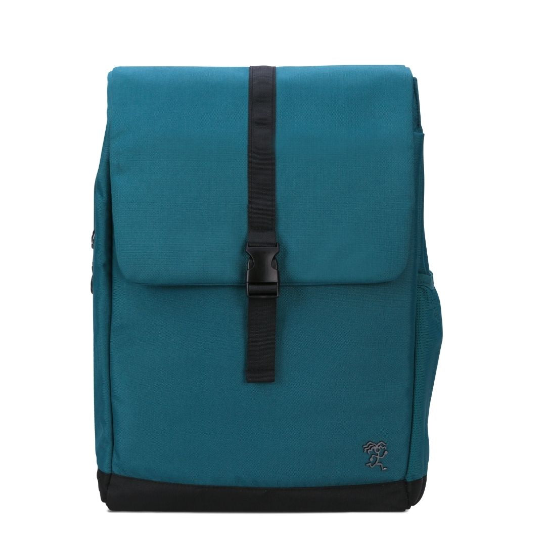 Vorderansicht des petrolblauen FUCHS und REBELL MATS Daypack Rucksacks